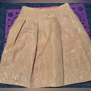 Eva Mendes Floral Brocade Embroidery Skirt Womens Sz 12